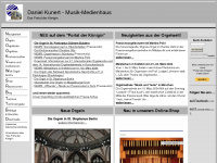 orgel-information.de Webseite Vorschau