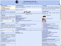 kirchenmusik.de Webseite Vorschau