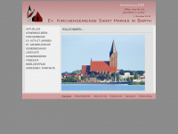 ev-kirche-barth.de Webseite Vorschau