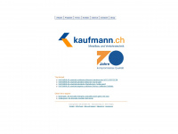 kaufmann-ag.ch Webseite Vorschau