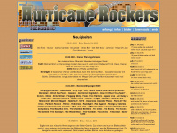hurricane-rockers.de Webseite Vorschau