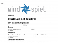 windspiel.ch Webseite Vorschau