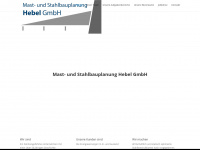 hebel-gmbh.de Webseite Vorschau