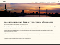 uebersetzerforum-duesseldorf.de Webseite Vorschau