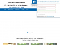rae-dr-schmitt.de Webseite Vorschau