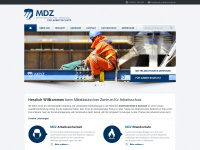 mdz-arbeitsschutz.de Webseite Vorschau