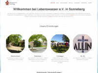lebenswasser-sonneberg.de Webseite Vorschau
