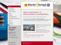 martin-tempel.de Webseite Vorschau