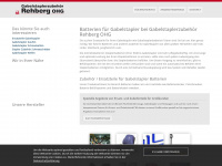 gabelstapler-batterien-in.de Webseite Vorschau