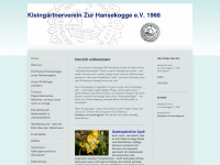 kgv-zur-hansekogge.de Webseite Vorschau