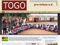 togo-pro-infans.de Webseite Vorschau