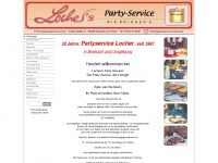 lochers-partyservice.de Webseite Vorschau