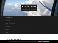 manuskriptur.info Webseite Vorschau