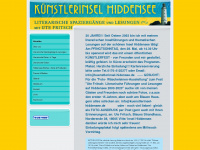 kuenstlerinsel-hiddensee.de Webseite Vorschau