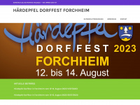 dorffestforchheim.wordpress.com Webseite Vorschau