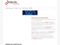 deuta-controls.net Webseite Vorschau