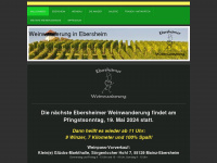 weinwanderung-ebersheim.de Webseite Vorschau