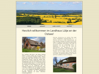 landhaus-luetje.de Webseite Vorschau