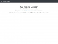 tuskoblenz-laufsport.de Webseite Vorschau