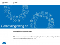 gerontologieblog.ch Webseite Vorschau