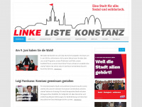 linke-liste-konstanz.com Webseite Vorschau