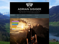 adriangisiger.ch Webseite Vorschau