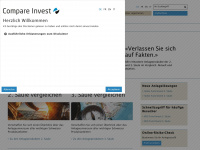 compare-invest.ch Webseite Vorschau