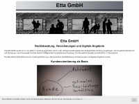 etta-gmbh.de Webseite Vorschau