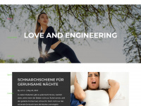 love-and-engineering.de Webseite Vorschau