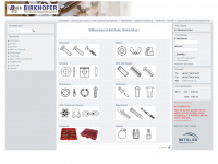 birkhofer-shop.com Webseite Vorschau
