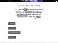 icf-rapperswil.ch Webseite Vorschau