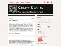 karate-kyohan.de Webseite Vorschau