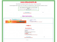 bitcoinshit.de Webseite Vorschau