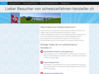 schweizerfahnen-hersteller.ch Webseite Vorschau