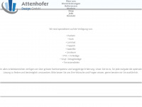 attenhofer-gmbh.ch Webseite Vorschau