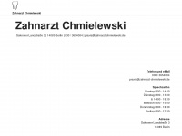 zahnarzt-chmielewski.de Webseite Vorschau
