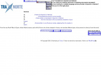 tranorte.com Webseite Vorschau