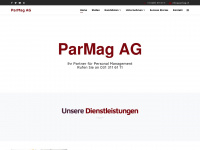 parmag.ch Webseite Vorschau