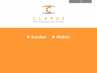 clarus.ag Webseite Vorschau