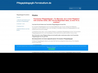 pflegepaedagogik-fernstudium.de Webseite Vorschau