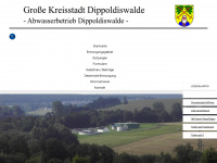 abwasserbetrieb-dippoldiswalde.de Webseite Vorschau