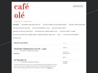 cafeole.wordpress.com Webseite Vorschau
