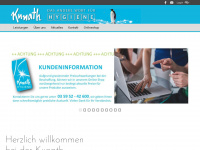 kunath-hygiene.de Webseite Vorschau