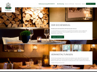 eichenkrug-restaurant.de Webseite Vorschau