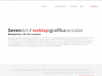 sevenart.hu Webseite Vorschau
