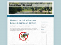 gelsenjaeger-duernkrut.at Webseite Vorschau