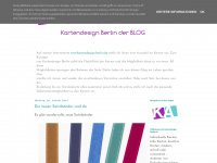 kartendesign-berlin.blogspot.com Webseite Vorschau