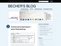 itbecher.wordpress.com Webseite Vorschau