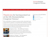 humanitariancongress.at Webseite Vorschau