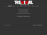 revival-the-band.de Webseite Vorschau